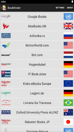Bookfinder Screenshots