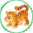 Tigers in cage