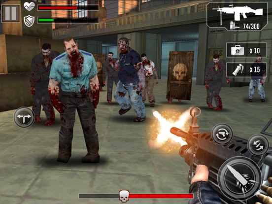 Capturas de tela do Undead Shooting 3D iPad 