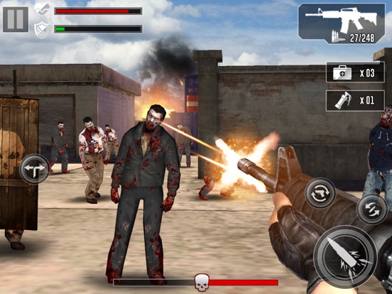 Capturas de tela do Undead Shooting 3D iPad 