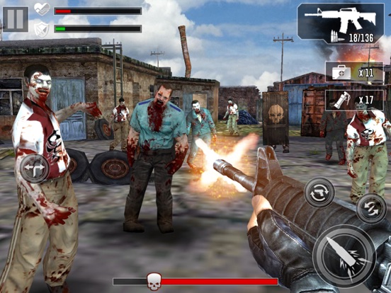 Capturas de tela do Undead Shooting 3D iPad 