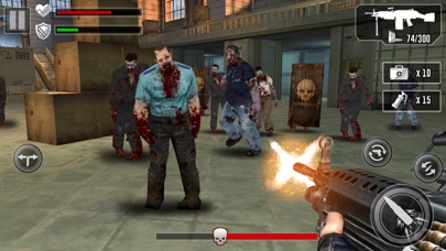 Capturas de tela do Undead Shooting 3D