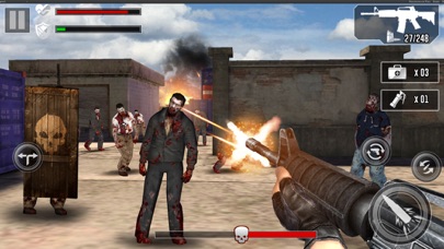 Capturas de tela do Undead Shooting 3D