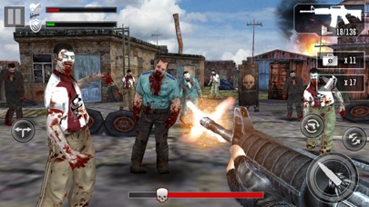 Capturas de tela do Undead Shooting 3D