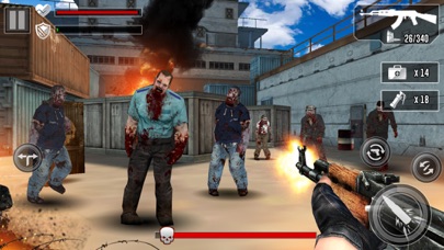 Capturas de tela do Undead Shooting 3D