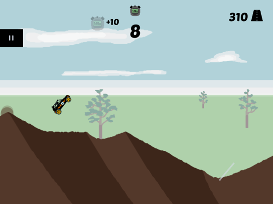 Tangkapan skrin 2D Rally - Race Against Time iPad