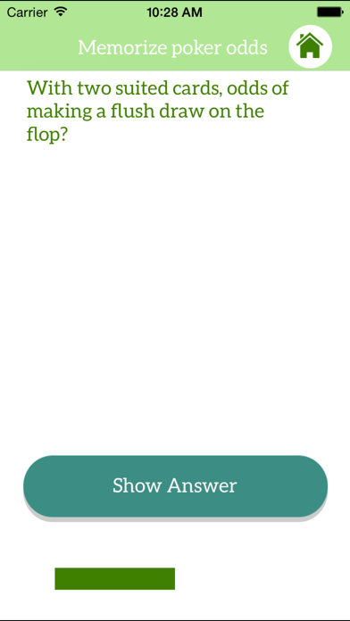 Memorize Poker Odds Screenshots
