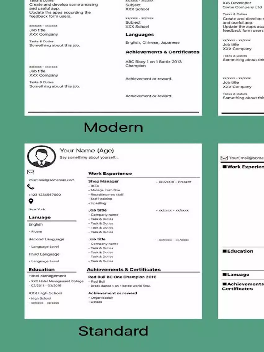 Ảnh chụp màn hình của Resume Plus - Professional & Quick Resume Builder iPad