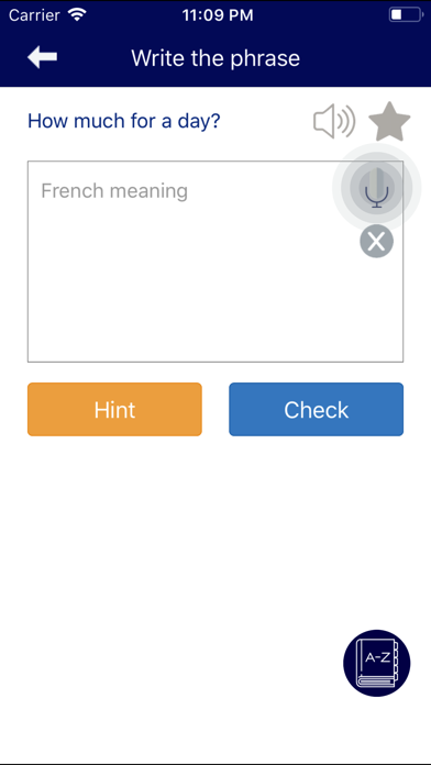 Zrzuty ekranu French Communicate Daily