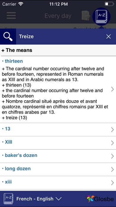 Zrzuty ekranu French Communicate Daily