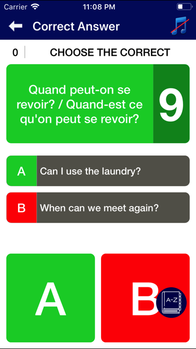 Zrzuty ekranu French Communicate Daily