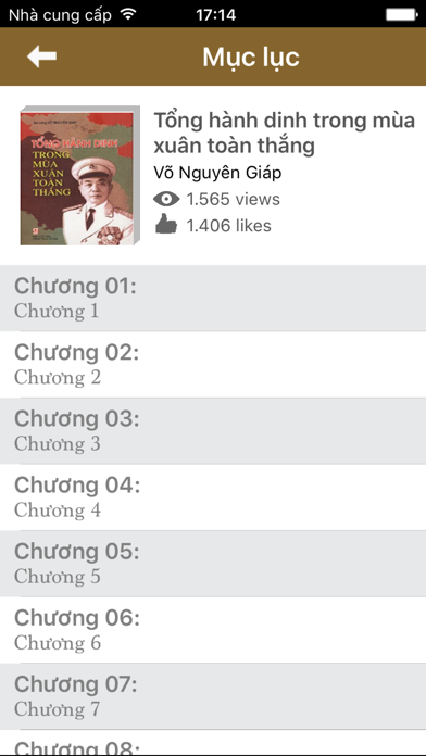 Truyện lịch sử Việt Nam và thế giới chọn lọc سکرین شاٹس