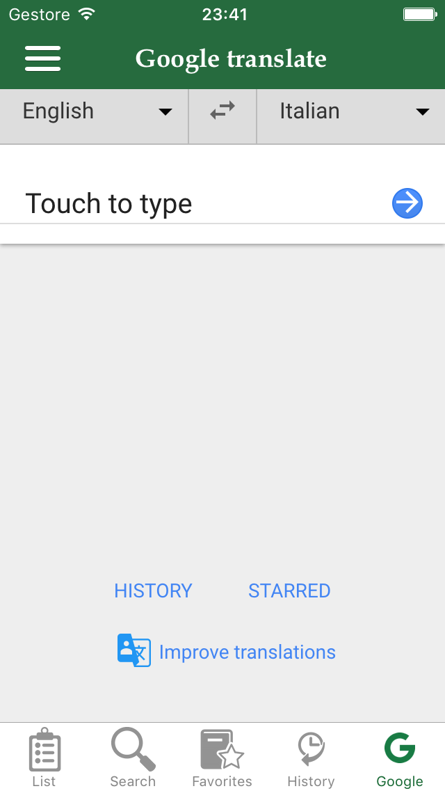 English - Italian Common Phrases Screenshots