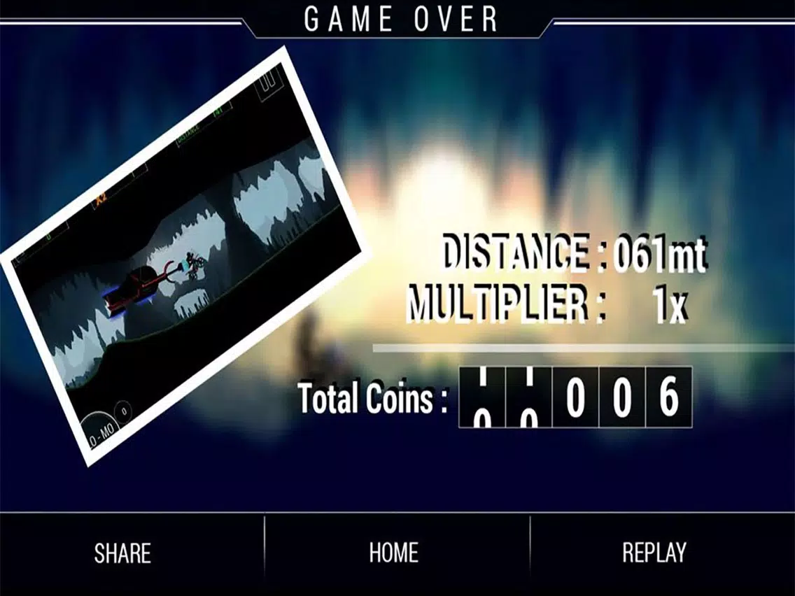 Ảnh chụp màn hình của Cosmic Racer iPad 