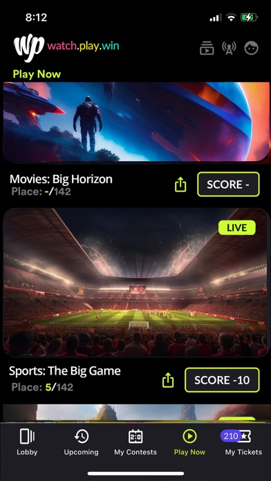 Watch Party - Watch.Play.Win! Screenshots