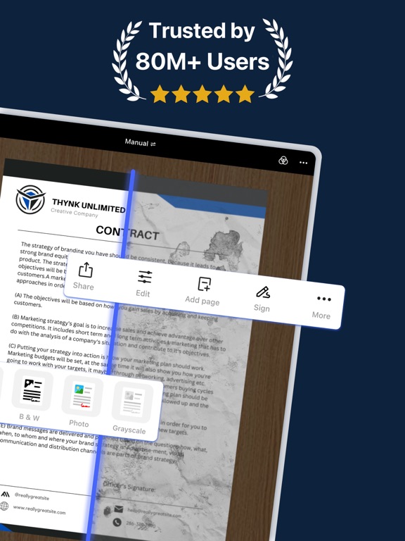 Scanner App - Tiny Scanner iPad Screenshots