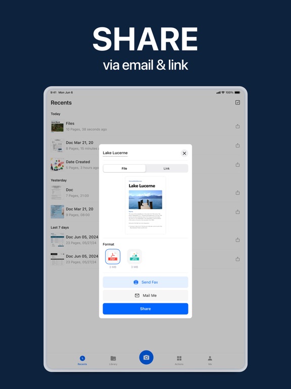 Scanner App - Tiny Scanner iPad Screenshots