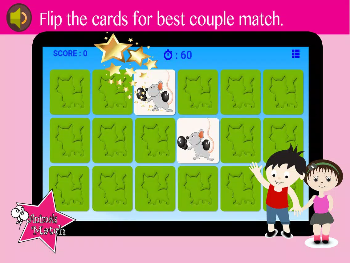 Close Up Animals Match - Pair name that pets link match 360 hd iPad Screenshots
