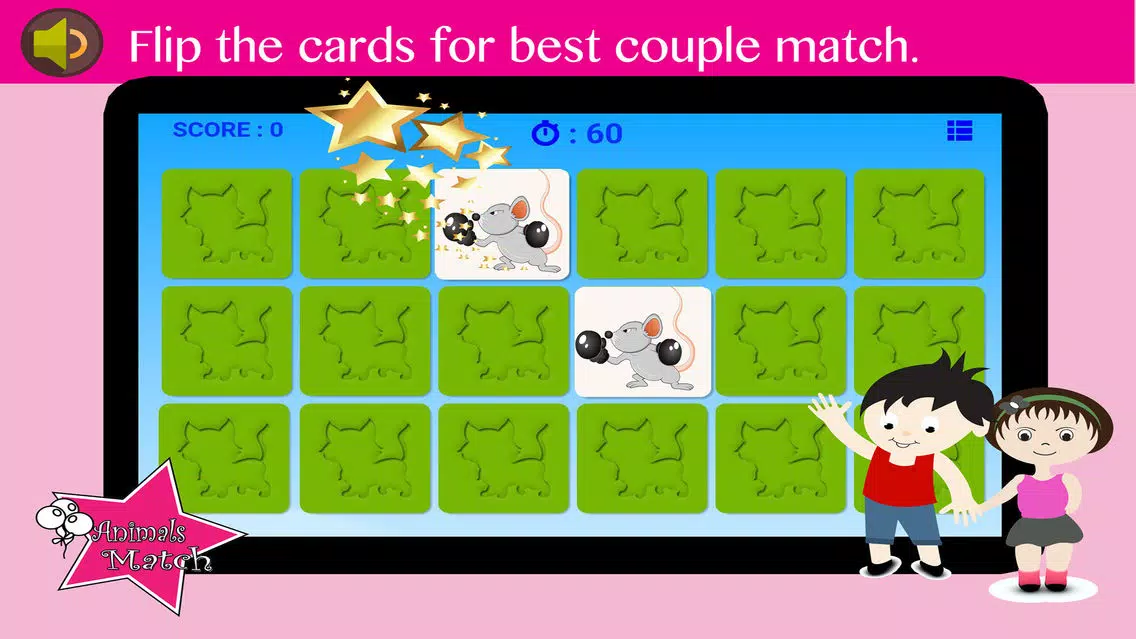 Close Up Animals Match - Pair name that pets link match 360 hd Screenshots