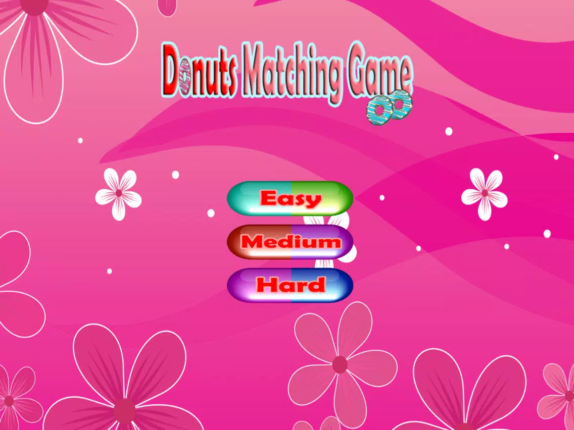 Hot Donut Matching Cards - brain fitness iPad स्क्रीनशॉट