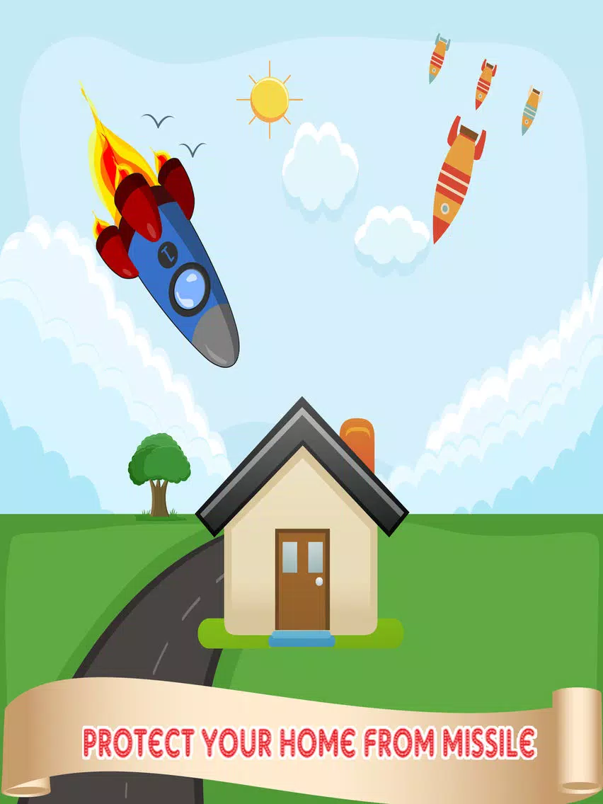 Home Defense HD Rockets Games iPad Screenshots