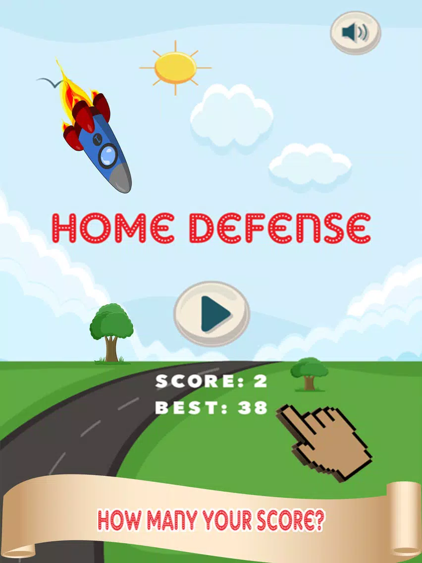 Home Defense HD Rockets Games iPad Screenshots