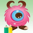 Monster Coloring Book - finger painting fantasy games