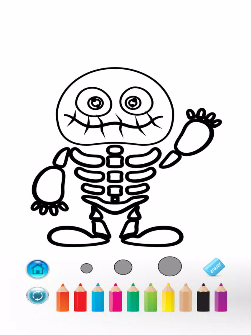 Monster Coloring Book - finger painting fantasy games iPad Screenshots