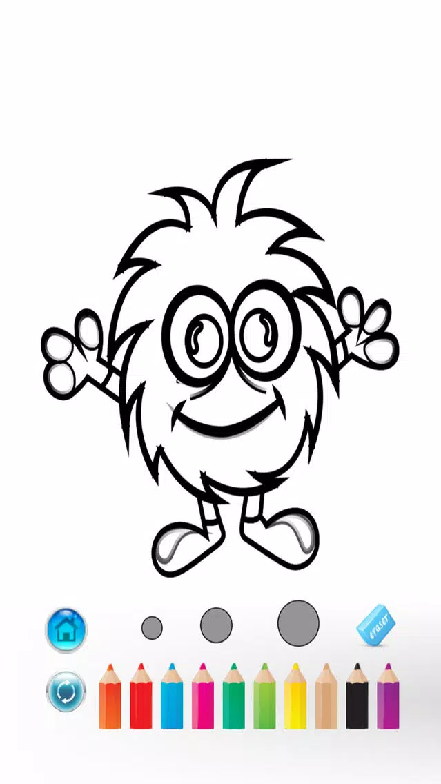 Monster Coloring Book - finger painting fantasy games Screenshots
