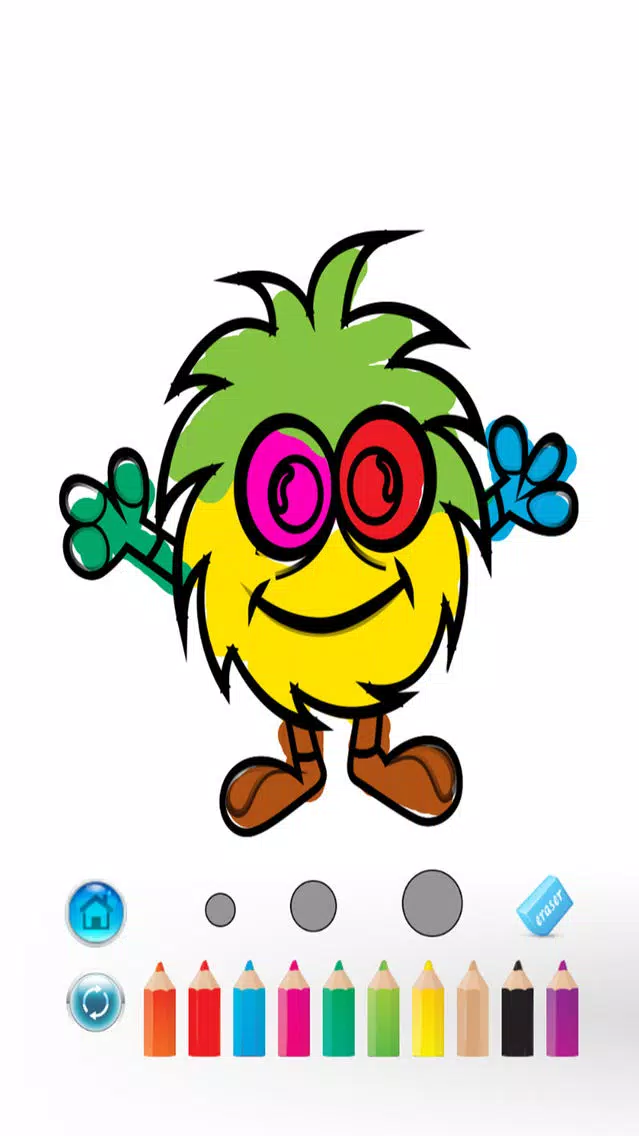 Monster Coloring Book - finger painting fantasy games Screenshots