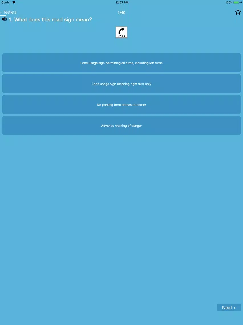 Ontario G1 Driving Test 2022 iPad Screenshots