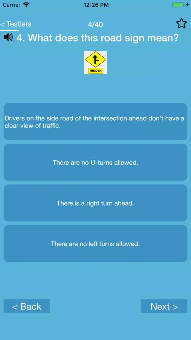 Ontario G1 Driving Test 2022 Screenshots