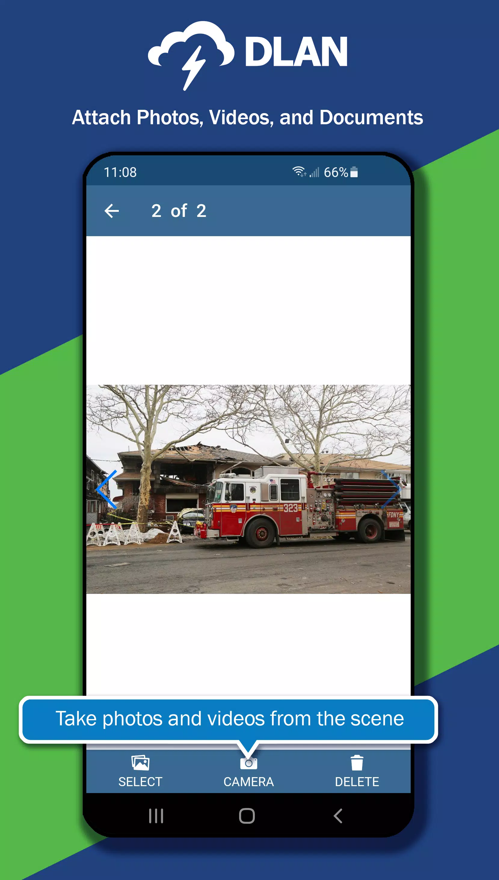 DLAN Mobile Responder Screenshots