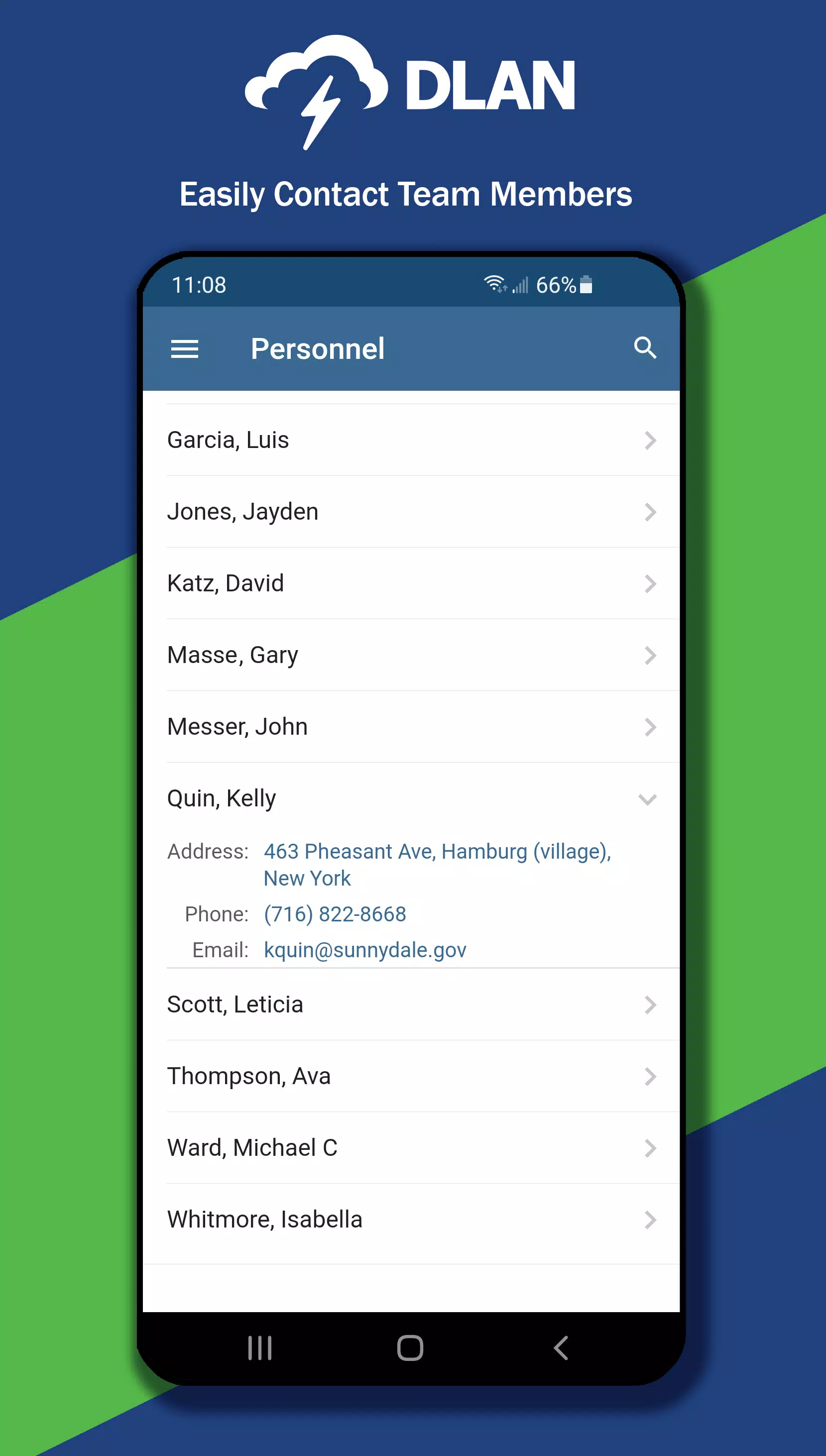 DLAN Mobile Responder Screenshots