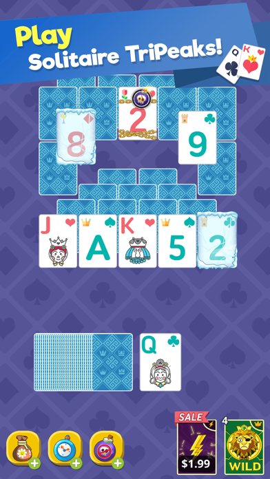 Theme Solitaire: Tripeaks game Screenshots