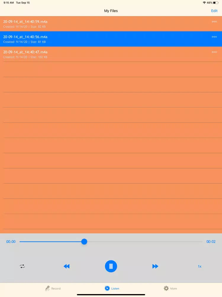 Smart Recorder Pro iPad Screenshots
