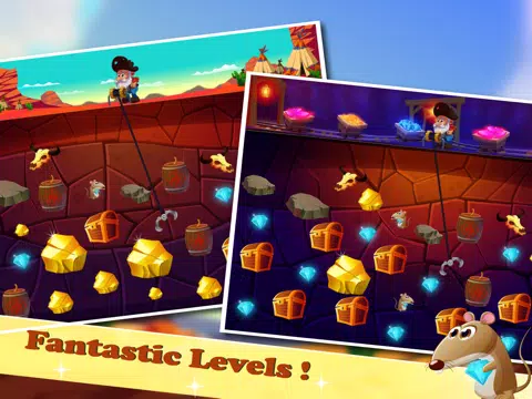 Crazy Gold Miner HD Edition Classic iPad  स्क्रीनशॉट