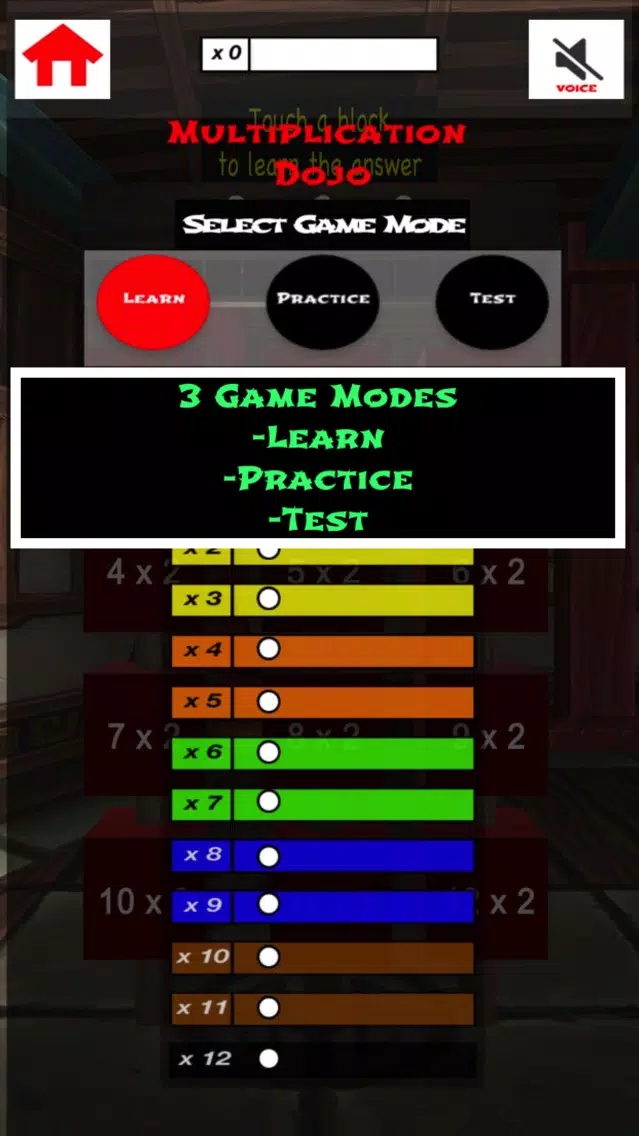 Multiplication Dojo XD سکرین شاٹس