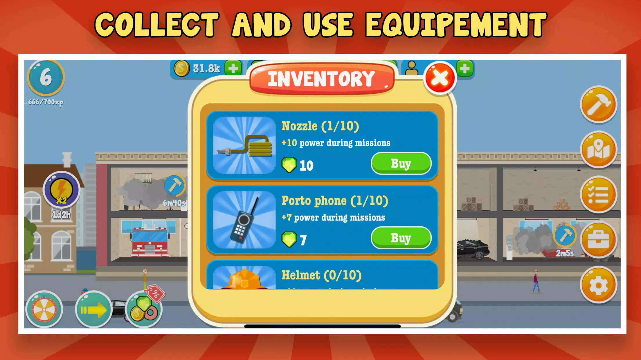 Zrzuty ekranu Fire Inc: Classic fire station