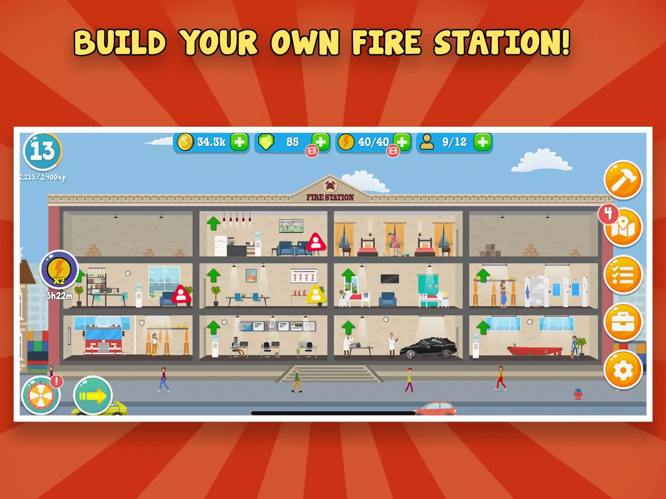 Fire Inc: Classic fire station Screenshots