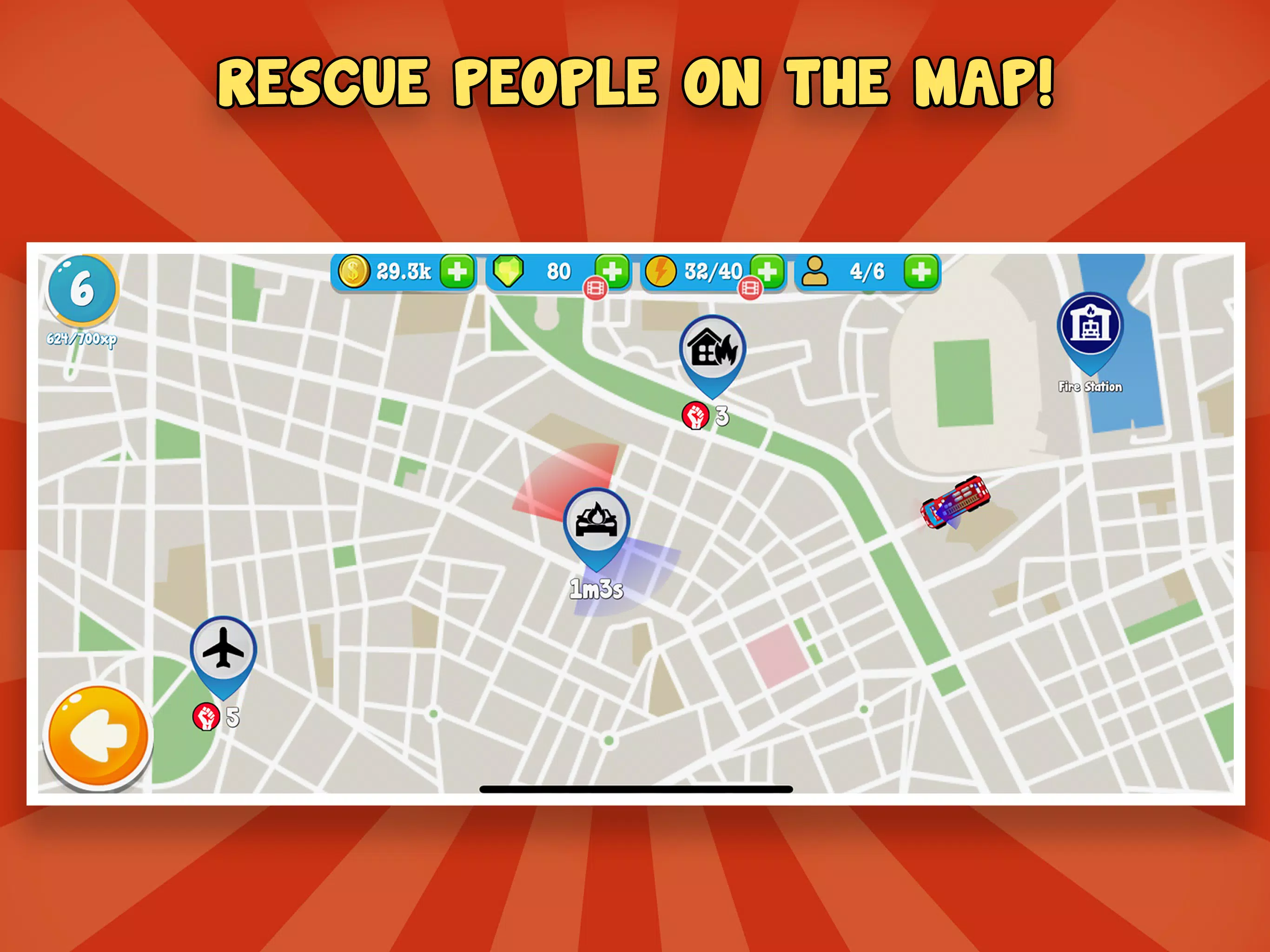 Zrzuty ekranu Fire Inc: Classic fire station