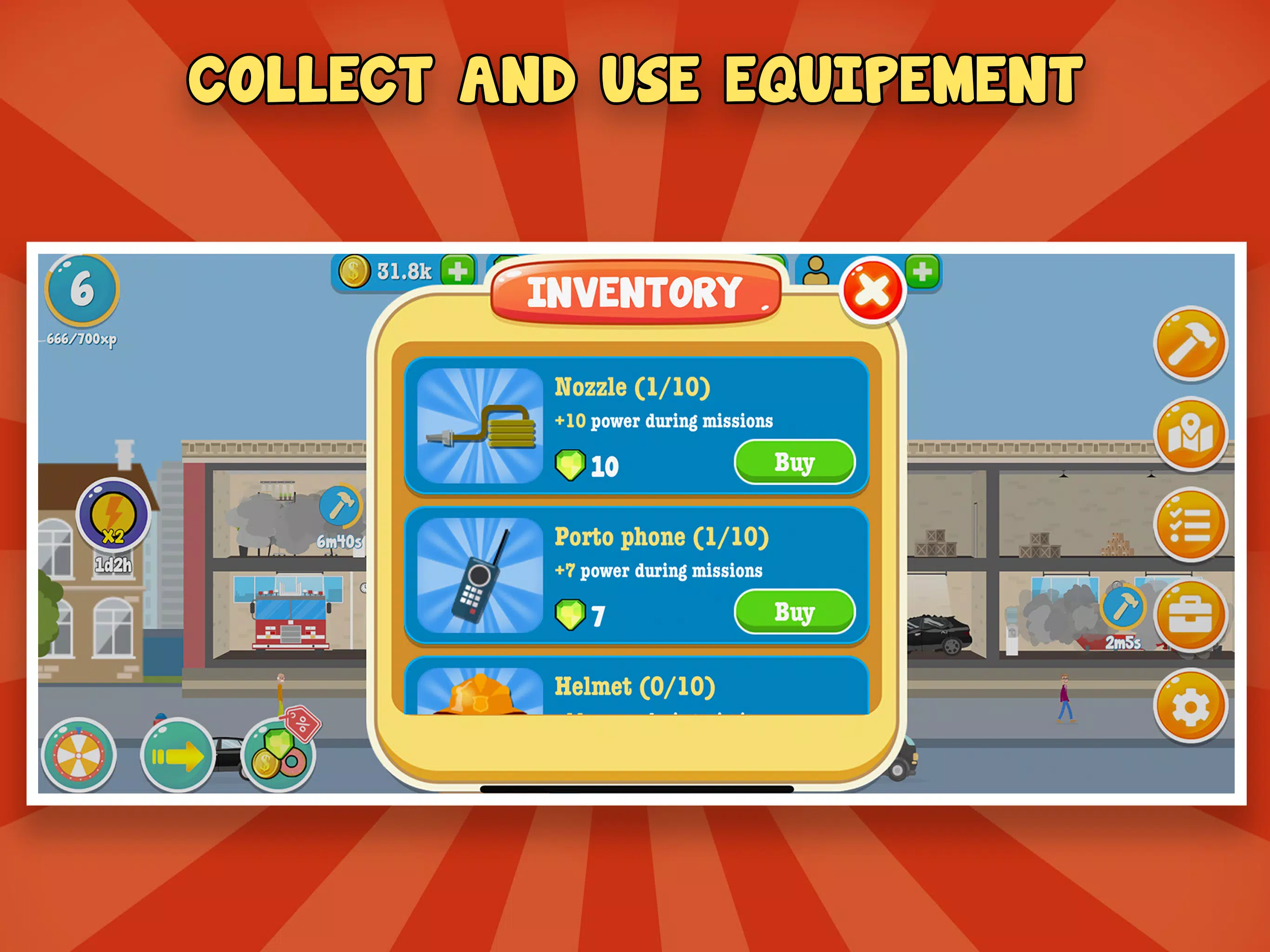 Zrzuty ekranu Fire Inc: Classic fire station