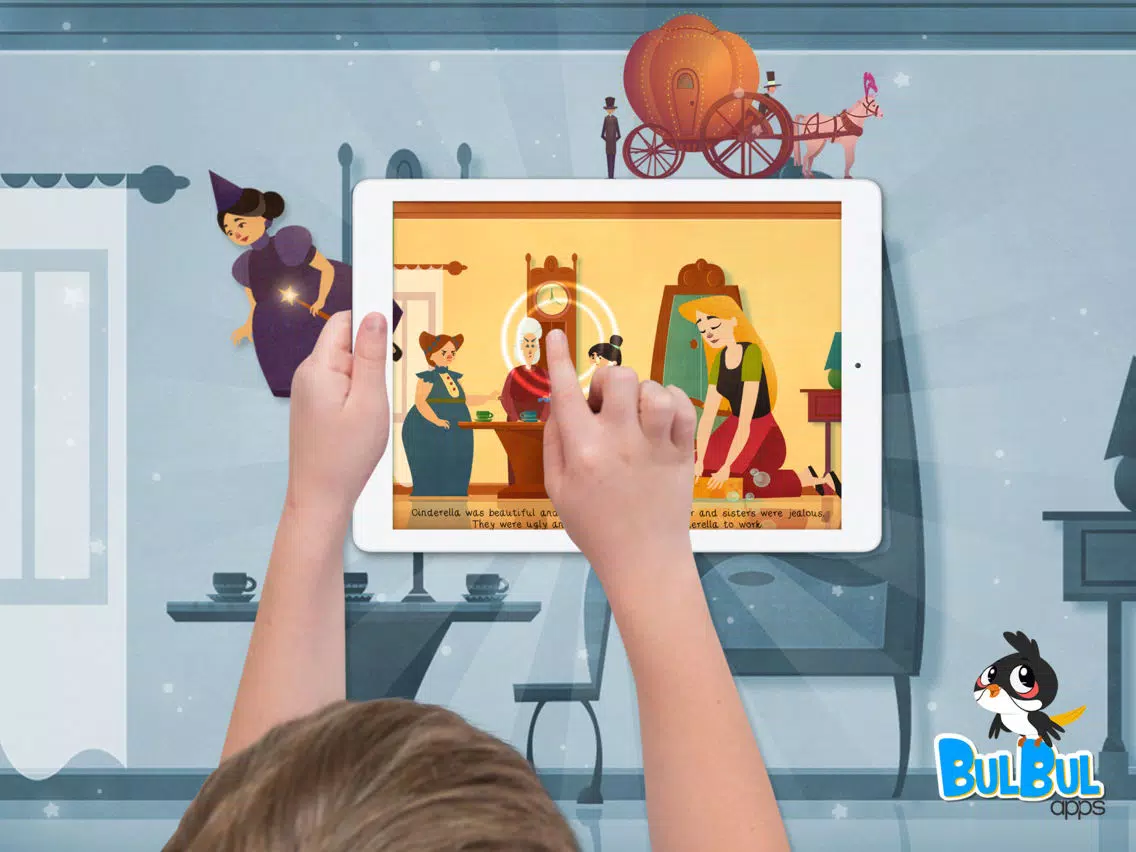 Cinderella English Fairytale iPad Screenshots