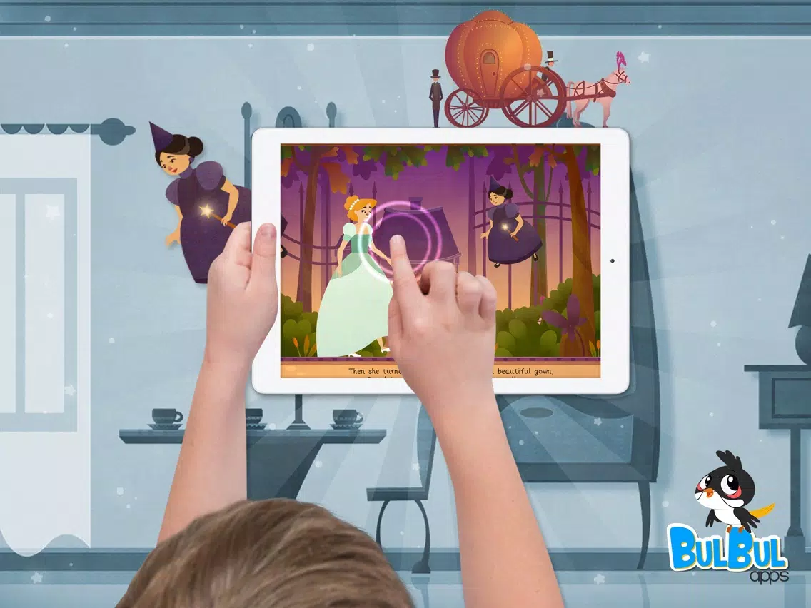 Cinderella English Fairytale iPad Screenshots