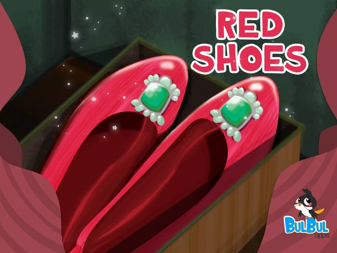 Girl in Red Shoes Kids Story iPad Screenshots