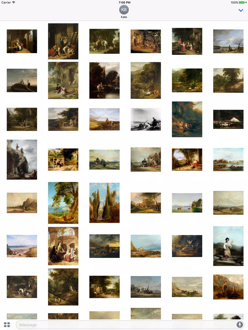 William Collins Artworks Stickers iPad Screenshots