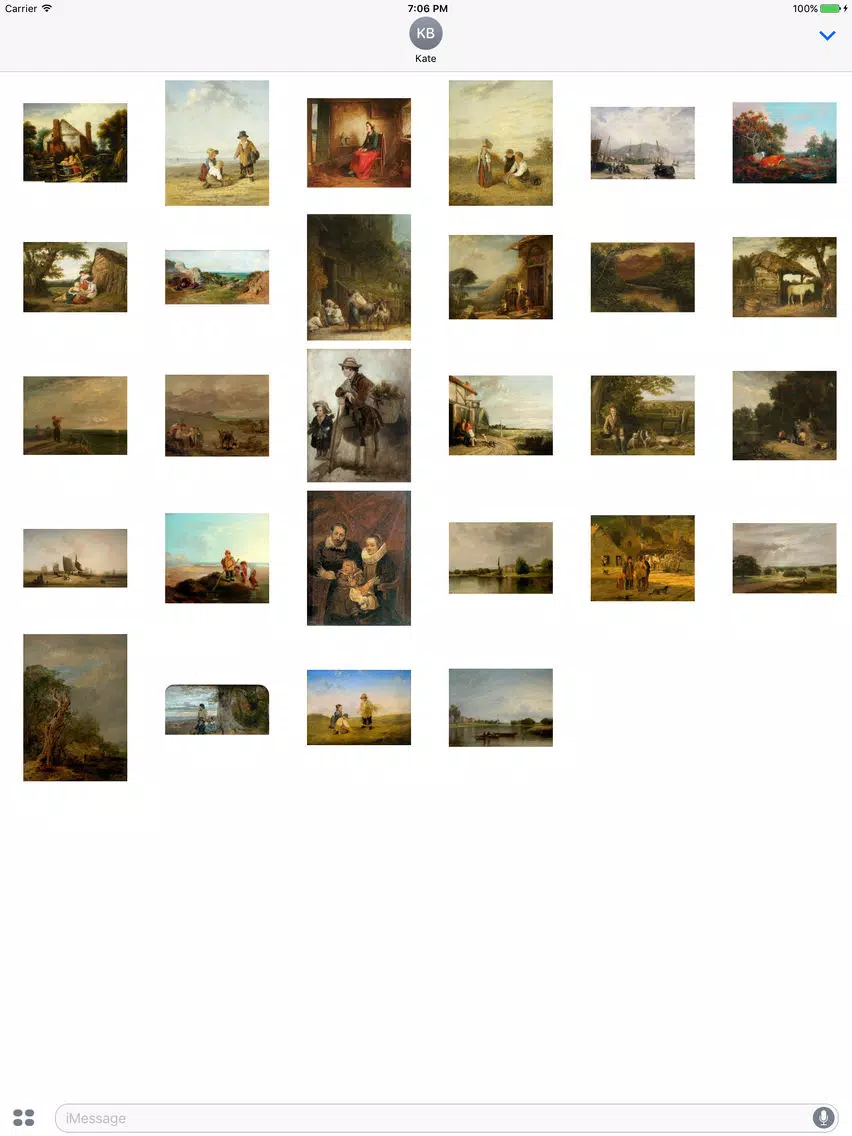 William Collins Artworks Stickers iPad Screenshots