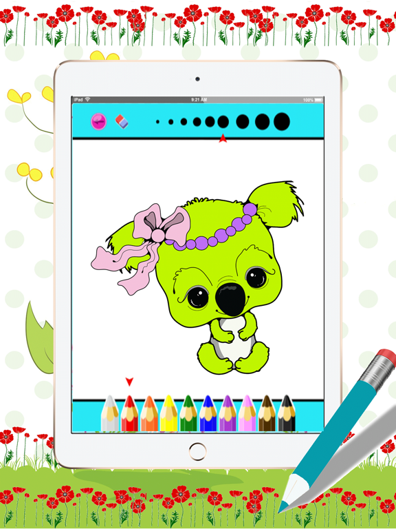 best animals coloring book : free adult colors therapy stress relieving pages iPad Screenshots