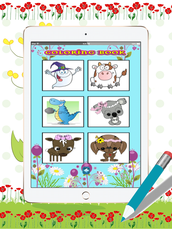best animals coloring book : free adult colors therapy stress relieving pages iPad Screenshots