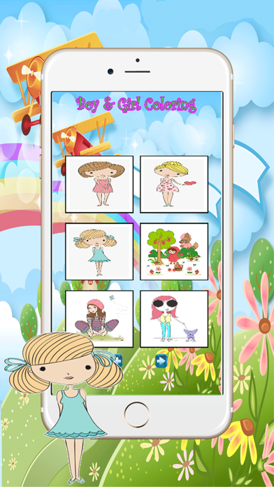 Cartoon Kid color easy kid games 4 yr old girls应用截图